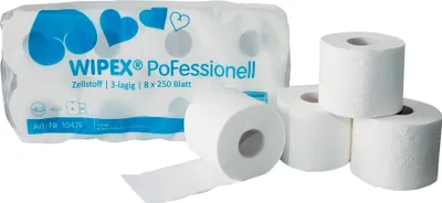 Image de Papier toilette NORDVLIES "WIPEX PoFessionell" paquet de 3 l avec 72 R