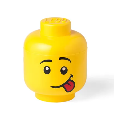 Immagine prodotto di LEGO 40320806 Testa di stoccaggio LEGO TESTA DI STOCCAGGIO SILLY, L, 8,5 litri