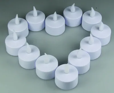 Produktbild von ChiliTec 21009 12er Set LED Teelicht / LED-Kerze flackerndes Licht wie echte Kerzen
