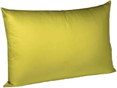 Produktbild von Fleuresse Mako-Satin-Kissenbezug uni colours oliv 7049