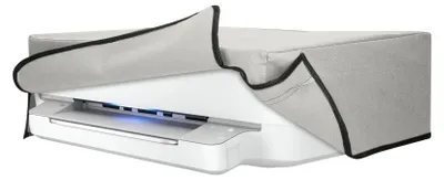 Produktbild von kwmobile Cover kompatibel mit HP Envy 6020e / Envy 6055e - Tasche Hülle Drucker - Staubschutzhülle Schutzhaube Schutzhülle - Hellgrau
