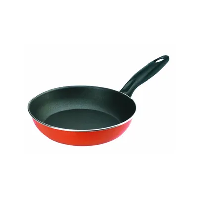 Produktbild von Ibili Frypan Orange 20CM Bratpfanne, 20 cm max. Durchmesser, emailliert, Induktionsherd-geeignet, Antihaftbeschichtung