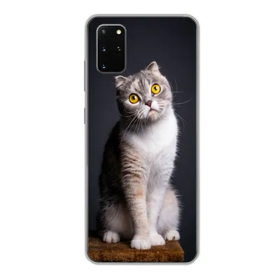 Produktbild von MuchoWow® Handyhülle Schutzhülle Hülle für Samsung Galaxy S20 Plus Katze - Augen - Licht Silikon Softcase Handy Hülle