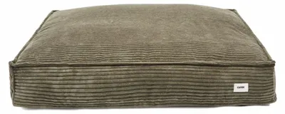 Produktbild von CAFIDE Cuadra Hundebett Cord Grün M, 76 x 60 x 15 cm