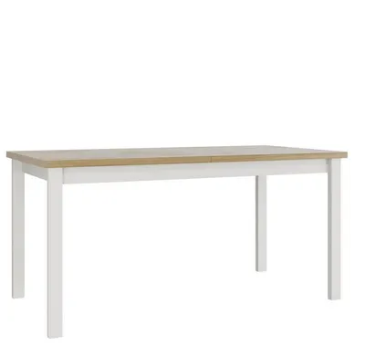 Obrázek produktu pro Rozkládací kuchyňský stůl 160x90 cm ELISEK 4 - dub sonoma / bílý