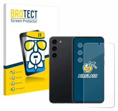 A product shot featuring a smartphone screen protector and its packaging.