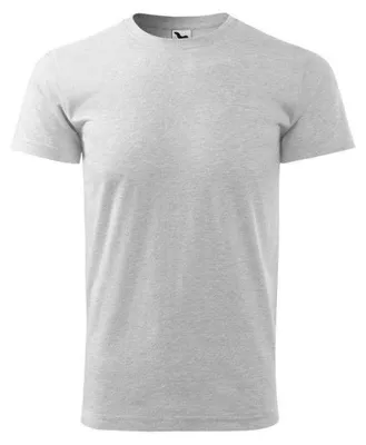 Produktbild von Adler - "Basic" T-Shirt für Herren PP12207 (4XL) (Hellgrau)