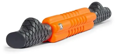 Productafbeelding van Massage roller - Fascia roller - Oranje - 53 cm - Met handvat