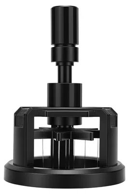 Image de Distributeur de café en aluminium, en acier inoxydable 304, avec aiguille rotative et agitateur magnétique pour café, idéal pour les bars et les foyers, diamètre 58 mm / 2,3 pouces