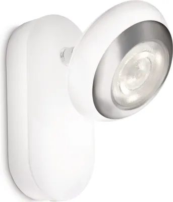 Produktbild von Philips myLiving Spot 571703116, Nicht austauschbare(s) Leuchtmittel, 1 Glühbirne(n), LED, 2700 K, Weiß