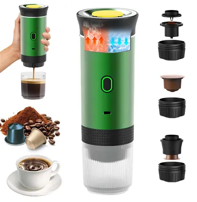Obrázek produktu pro Přenosný kávovar 3 v 1 | Bezdrátový espresso kávovar