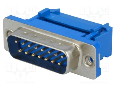 Produktbild von 1x D-Sub für Flachkabel Stecker PIN: 15 männlich DS1036-15MPUSIP D-Sub-Stecker
