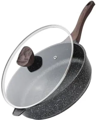 Produktbild von Kleine Bratpfanne 30cm mit Deckel, Antihaftbeschichtung