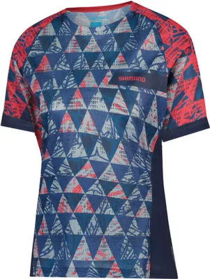 Produktbild von Shimano Woman's SAIKO Short Sleeve Jersey, Navy
