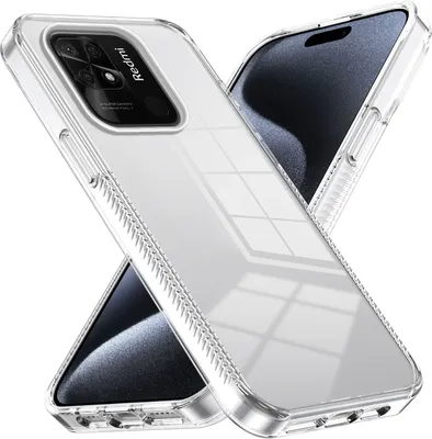 Produktbild von Hülle für Xiaomi Redmi 10C Rutschfest Kristallklare Stoßfeste TPU Bumper Handyhülle Transparent