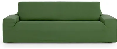 2-Sitzer-Sofaabdeckung, Grün, universell, für Rückenlehne, Sitz und Armlehnen