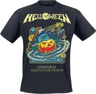 Produktbild von Helloween T-Shirt Herren Universe schwarz XXL