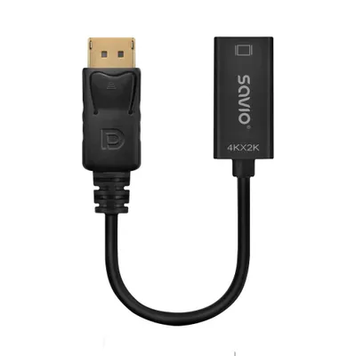 Obrázek produktu pro Adaptér video kabelu Savio AK-62 0,2 m DisplayPort HDMI
