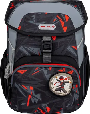 Produktbild von Belmil Schulranzen Set "NINJA" für Jungen 1.Klasse MAXI 2026 - 22 Liter Volumen