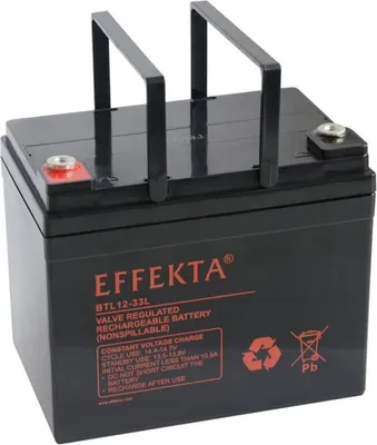 Image de Effekta BTL 12-33L Batterie au plomb non tissé AGM VRLA 12V 33Ah