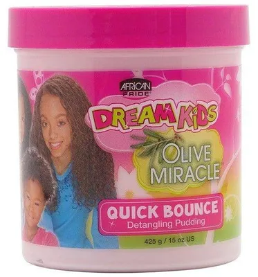 Obrázok produktu pre African Pride Dream Kids Olive Miracle Quick Bounce Detangling Puding 443ml