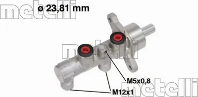 Produktbild von METELLI 05-0712 Bremszylinder Hauptbremszylinder für OPEL Meriva A (X03) für VAUXHALL Meriva Mk I (A) (X03)