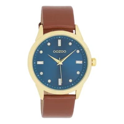 Image de Montre Oozoo marron cuir Timepieces femme Montre à quartz analogique UOC11438