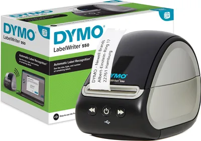 Produktbild von DYMO LabelWriter 550 Etikettendrucker Beschriftungsgerät Thermodirektdruck Effizient465 Druckerzeugung