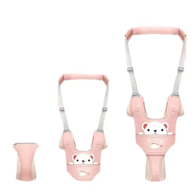 Imagen del producto de Correa de arrastre antisuicidio para niños, cuerda de tracción, arnés para bebés y niños pequeños, color rosa