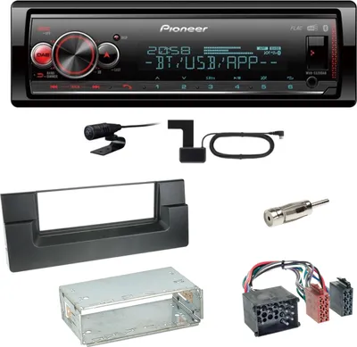 Produktbild von Pioneer MVH-S520DAB Bluetooth Digitalradio Einbauset für BMW 5er E39 bis 09/2000