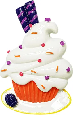 Produktbild von 3D-Kühlschrankmagnet mit Cupcake-Simulation, Dessert, Harz, Kühlschrankmagnet für Zuhause, Büro, Küche, Schließfach, Simulation, Lebensmitteldekoration