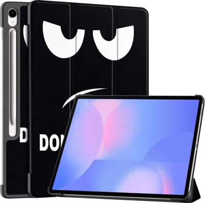 Produktbild von Samsung Galaxy Tab S10 FE Plus Hülle - Coverup Tri-Fold Ständer Klapphülle mit Schlaf/Wach-Funktion - Don't Touch