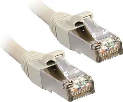 Produktbild von Lindy 45580, 0,3 m, Cat6, S/FTP (S-STP), RJ-45, RJ-45, Grau