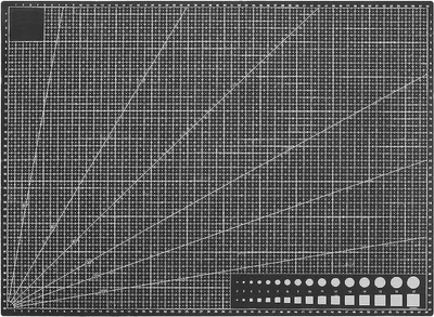 Produktbild von Verk 11352 Doppelseitige Schneide- und Schneidematte A2, schwarz