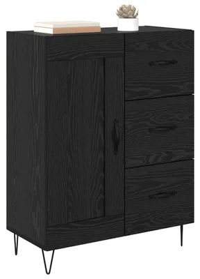 Obrázok produktu pre vidaXL Komoda Čierny dub 69,5 x 34 x 90 cm Drevený kompozit