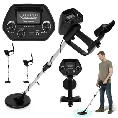Immagine prodotto di Metal detector con 2 modalità, bobina impermeabile, asta regolabile