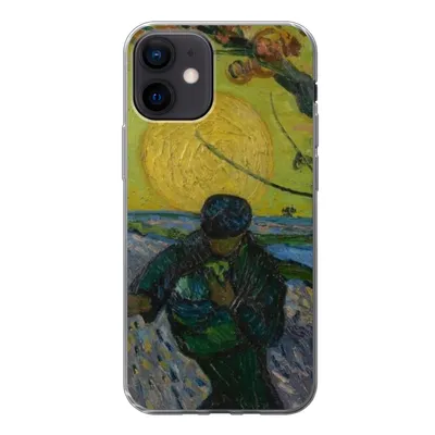 Produktbild von MuchoWow® Handyhülle Schutzhülle Hülle für iPhone 12 Der Sämann - Vincent van Gogh Silikon Softcase Handy Hülle - Schutzhülle