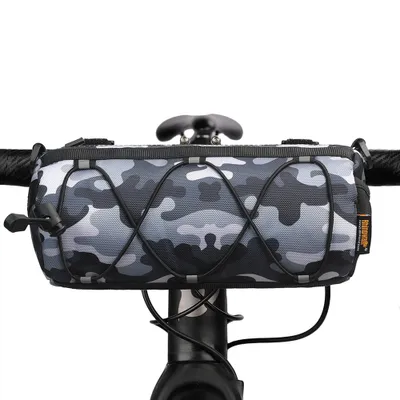 Image de Sacoche vélo - guidon RK9103 camo gris