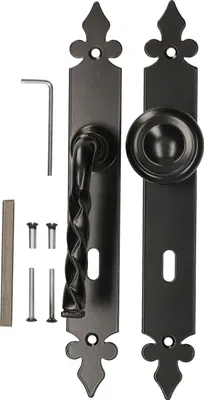 Produktbild von KOTARBAU® Türdrücker Türklinke-Türknauf  Drückergarnitur für Türen Tore Schild BB 72 mm
