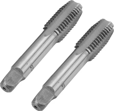 Obrázek produktu pro 2 závitníky z rychlořezné oceli s metrickým závitem, rovné drážky, ruční závitník, M18 x 2,5