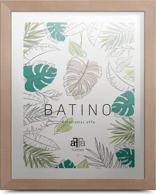 Produktbild von aFFa frames Bilderrahmen 40x50 cm - Holz Fotorahmen Batino mit Acrylglas und HDF Rückwand - Posterrahmen für Fotos Urkunden Kunst Bilder Hellbraun