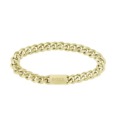 Produktbild von Boss Jewelry 1580403M - Panzerarmband CHAIN FOR HIM Gelbgold