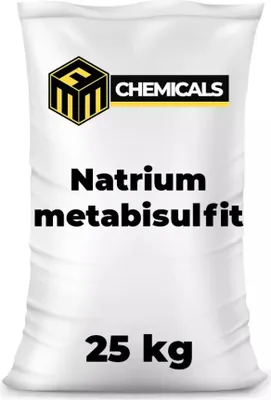 Produktbild von MRM CHEMICALS 25kg Natriummetabisulfit  Konservierungsmittel Antioxidans für Lebensmittel und Industrie Natriumdisulfit Sodium Metabisulfite Pulver