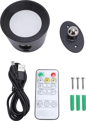 Obrázek produktu pro LED nástěnné světlo Inteligentní dobíjecí lampa s dálkovým dotykovým ovládáním Nastavitelný jas otočný pro studium čtení