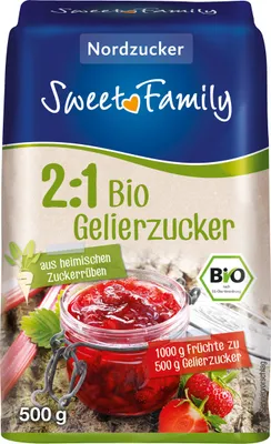 Produktbild von Sweet FamilyGelierzucker aus heimischen Zuckerrüben 500g