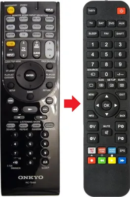 Produktbild von Fernbedienung geeignet für ONKYO RC-764M