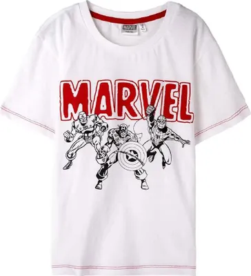 Image de Cerda Group Marvel T-shirt manches courtes Blanc 10 ans Garçons,Filles Blanc 10 ans