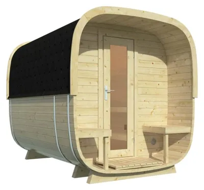Produktbild von Tuindeco Sauna Cube - Fichtenholz