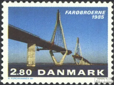 Produktbild von Briefmarken Dänemark 1985 Mi 839 (kompl.Ausg.) postfrisch Faroe-Brücke