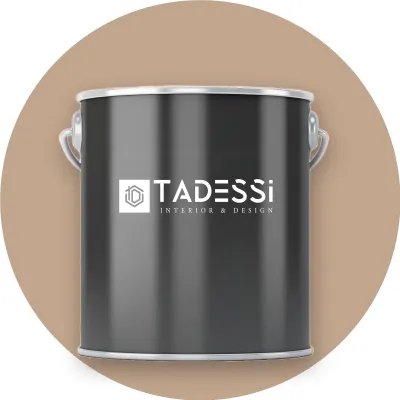 Produktbild von TADESSI Wandfarbe Beige - Oliv - abwaschbare Innenfarbe matt - Dispersionsfarbe - Geruchsarm und Lösemittelfrei - 2,5 Liter Gebinde
